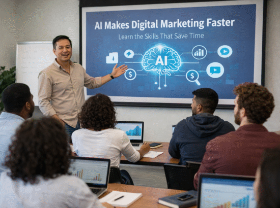 AI Makes Digital Marketing Faster: Learn the Skills That Save Time