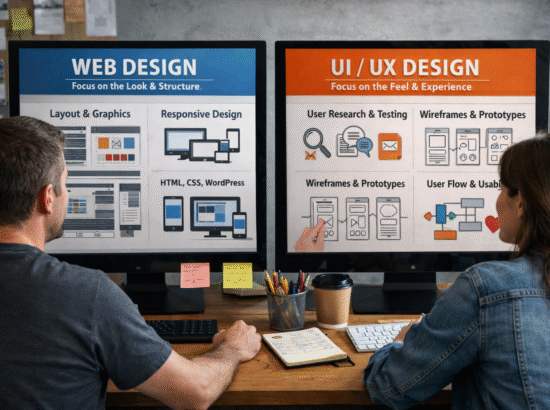 What is the Difference Between Web Design and UI/UX Design?