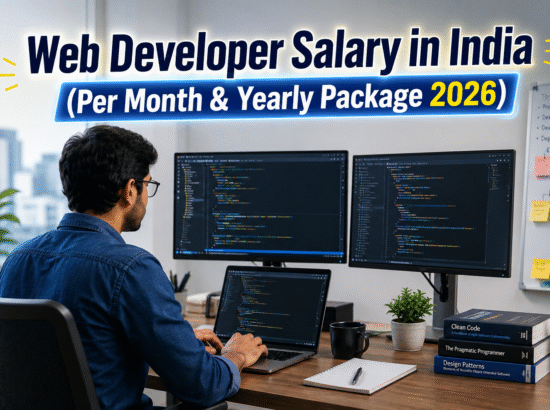 Web Developer Salary in India (Per Month & Yearly Package 2026)
