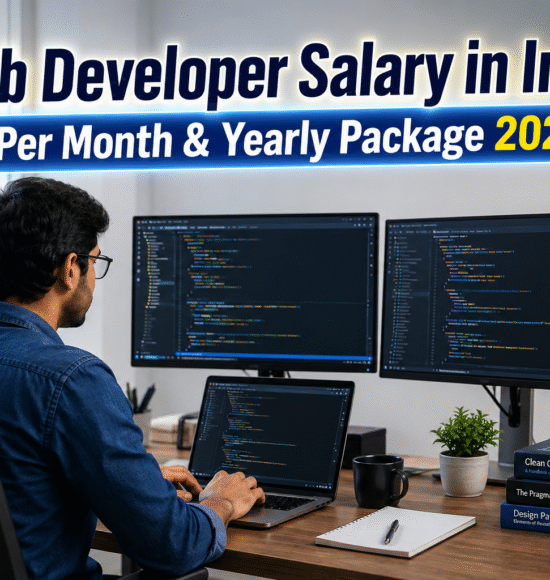 Web Developer Salary in India (Per Month & Yearly Package 2026)